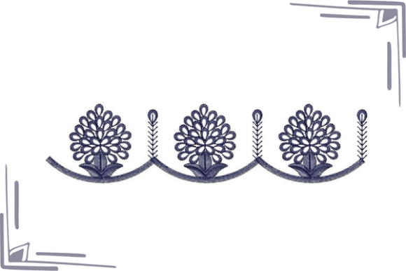 Cut Work Floral Border Review for Boutique Embroidery Projects