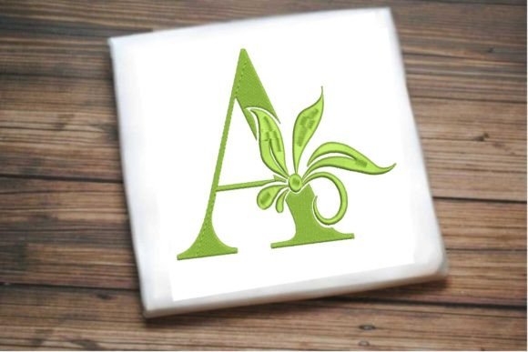 Elegant Floral Alphabet Letter A Review for Real Embroidery Projects