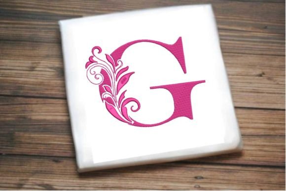 Elegant Floral Alphabet Letter G: A Seasonal Embroidery Design Review