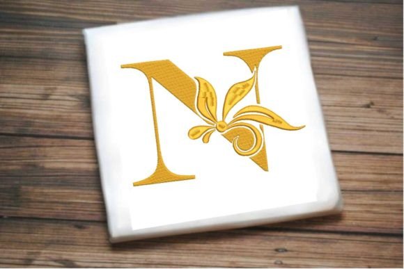 Elegant Floral Alphabet Letter N Review: A Designer’s Perspective