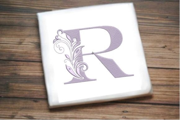 Elegant Floral Alphabet Letter R Review for Seasonal Embroidery