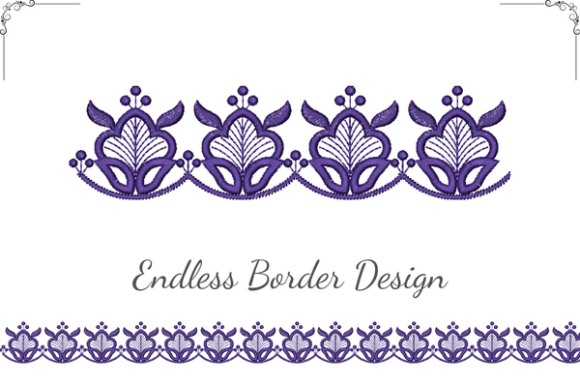 Elegant Floral Border Review for Boutique Embroidery Projects