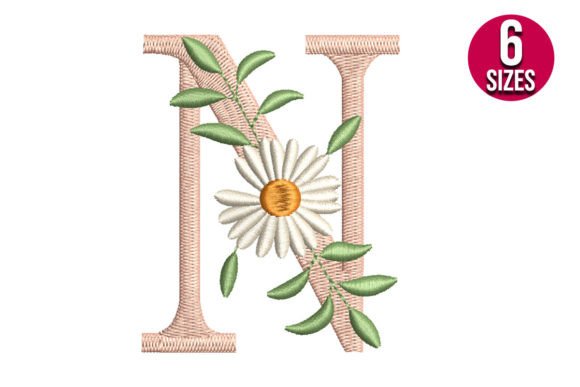 Floral Alphabet Letter N Review for Craft Fair Success