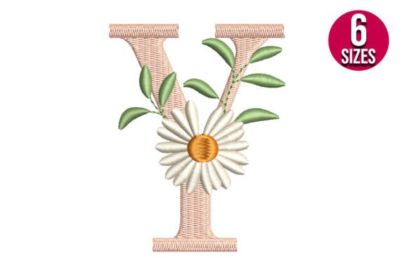 Floral Alphabet Letter Y Review for Personalized Embroidery Projects