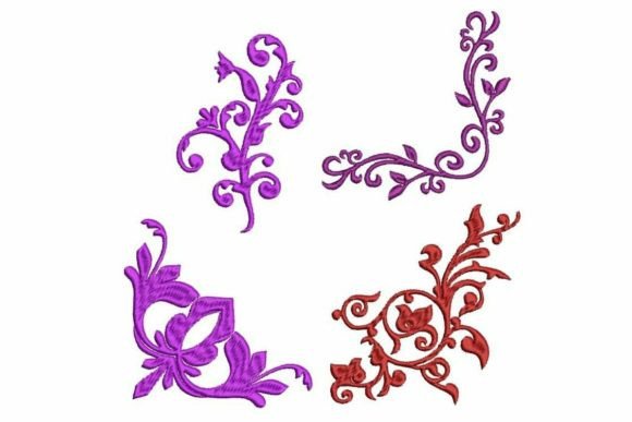 Floral Corners Embroidery Design Review for Personalized Gifts