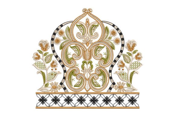 Floral Crown Embroidery Design Review for Seasonal Products