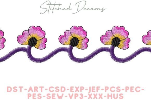 Floral Enchantment Border