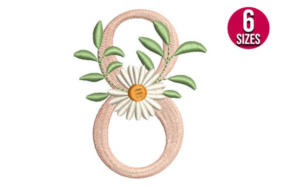 Floral Number Eight: A Seasonal Embroidery Design Review