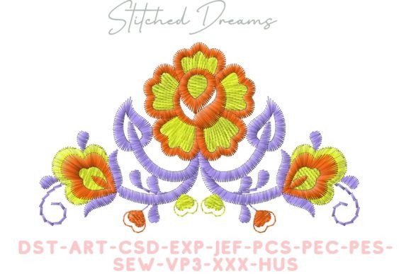 Flower Motif Review for Boutique Embroidery Projects