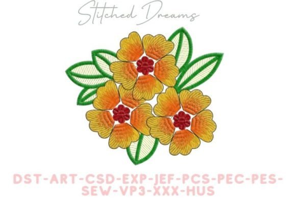 Flowers Digital Embroidery Design Review for Boutique Sweatshirts